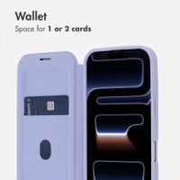 imoshion Transparent Bookcase with MagSafe Apple iPhone 17 Pro - Lilac