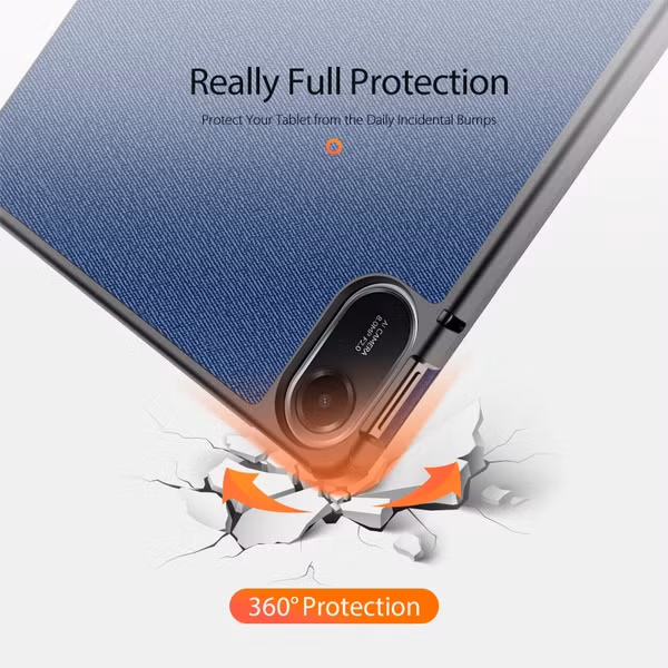 Dux Ducis Domo Bookcase Xiaomi Redmi Pad 2 - Donkerblauw