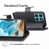 imoshion Luxe Bookcase Motorola Edge 60 Fusion - Zwart