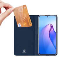 Dux Ducis Slim Softcase Bookcase Oppo Reno 8 Pro 5G - Donkerblauw