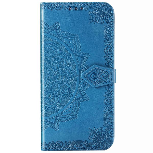 Mandala Bookcase Motorola Moto G9 Plus - Turquoise