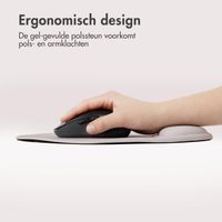 imoshion Ergonomische muismat - Muismat met polssteun - 30 x 25 cm - Grijs