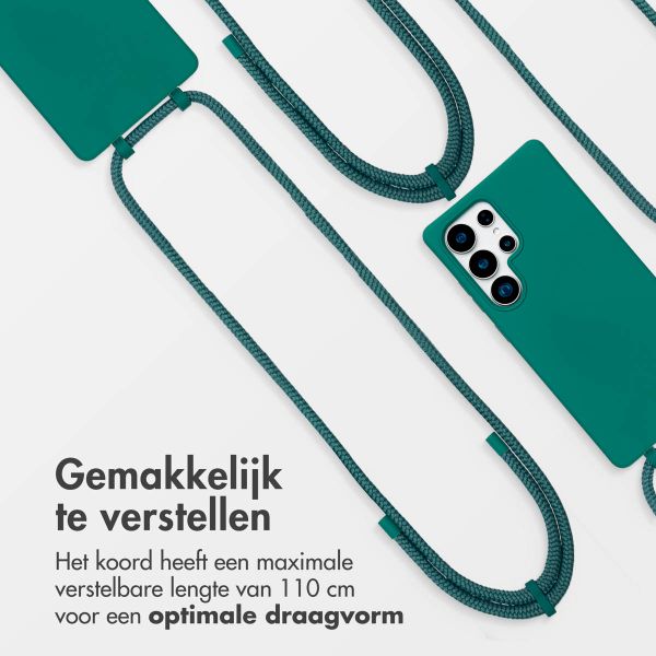 imoshion Color Backcover met afneembaar koord MagSafe Samsung Galaxy S25 Ultra - Donkergroen