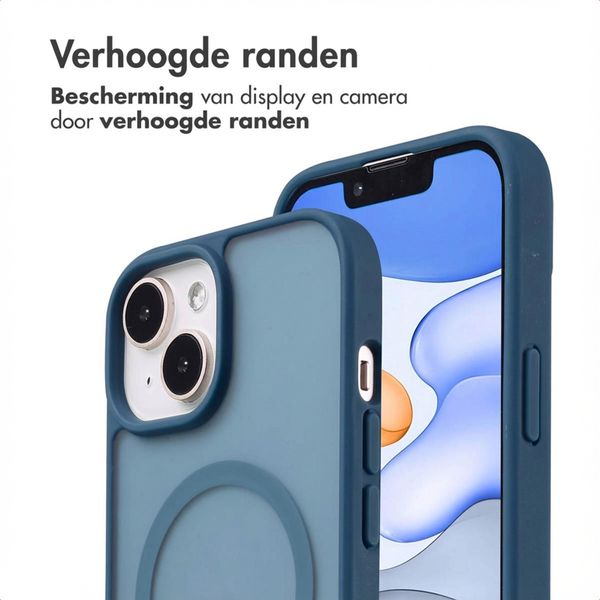 imoshion Color Guard Backcover met MagSafe Apple iPhone 15 - Donkerblauw