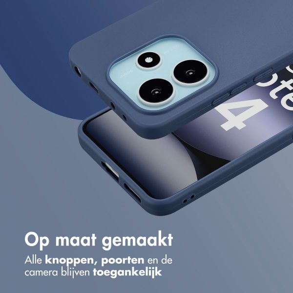 imoshion Color Backcover Xiaomi Redmi Note 14 (4G) - Donkerblauw