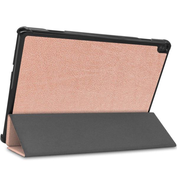 imoshion Trifold Bookcase Lenovo Tab M10 - Rosé Goud