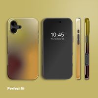 Selencia Vivid Back Cover with MagSafe Apple iPhone 16 - Gradient Olive Dust