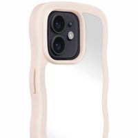 Holdit Wavy Case iPhone 12/12 Pro - Light Beige / Mirror