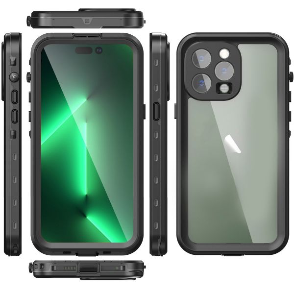 Redpepper Dot Plus Waterproof Backcover Apple iPhone 14 Pro Max - Zwart