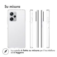Accezz Clear Backcover Xiaomi Redmi Note 12 Pro Plus - Transparant