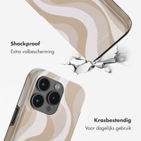 Selencia Vivid Tough Backcover met MagSafe iPhone 15 Pro Max - Desert Waves Beige