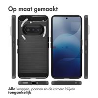 imoshion Brushed Backcover Nothing Phone (3a) - Zwart