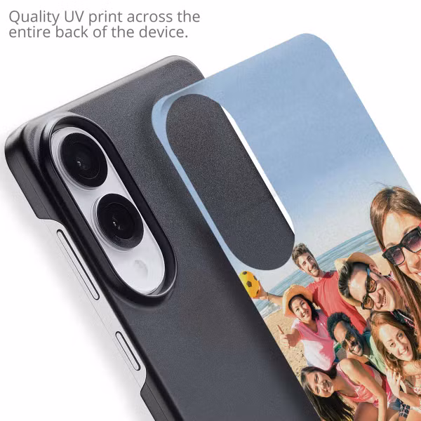 Ontwerp je eigen hardcase hoesje Samsung Galaxy S25 FE - Zwart