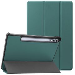 imoshion Trifold Bookcase Samsung Galaxy Tab S10 Plus / Tab S9 FE Plus / Tab S9 Plus - Donkergroen