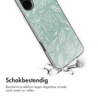 imoshion Design hoesje Apple iPhone 16 - Leaves Line-Art