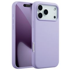 Accezz Liquid Silicone Backcover met MagSafe Apple iPhone 17 Pro Max - Paars