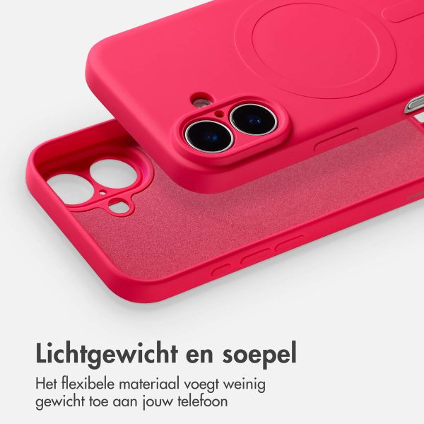 imoshion Color Backcover met MagSafe Apple iPhone 16 - Neon Pink