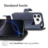 imoshion Luxe Bookcase Apple iPhone 17 Pro - Donkerblauw