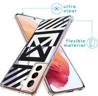 imoshion Design hoesje Samsung Galaxy S21 - Grafisch - Kruis - Transparant