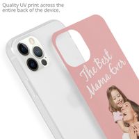 Ontwerp je eigen Apple iPhone 12 (Pro) gel hoesje - Transparant