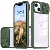 imoshion Camslider Backcover Apple iPhone 13 - Donkergroen