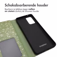 imoshion Design Bookcase Samsung Galaxy A52(s) (5G/4G) - Green Flowers