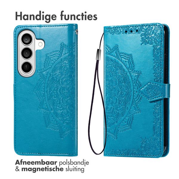 imoshion Mandala Bookcase Samsung Galaxy S26 - Turquoise