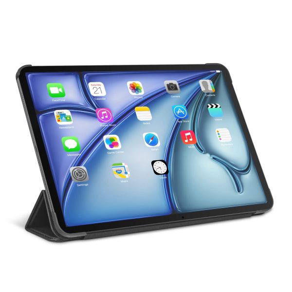 Decoded Textured Sillicon Slim Cover Apple iPad Air 11 inch (2025) M3 / (2024) M2 - Charcoal Black