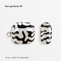 Selencia Vivid Case  Apple Airpods 4 - Art Wave Black