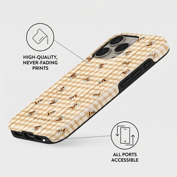 Burga Tough Back Cover with MagSafe Apple iPhone 16 Pro - Honeycomb