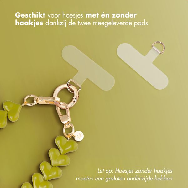 Selencia Lova Hartjes Polskoord - Olive Dust