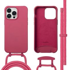 imoshion Color Backcover met afneembaar koord MagSafe Apple iPhone 14 Pro Max - Raspberry