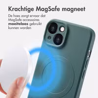 imoshion Color Backcover met MagSafe Apple iPhone 14 - Donkergroen