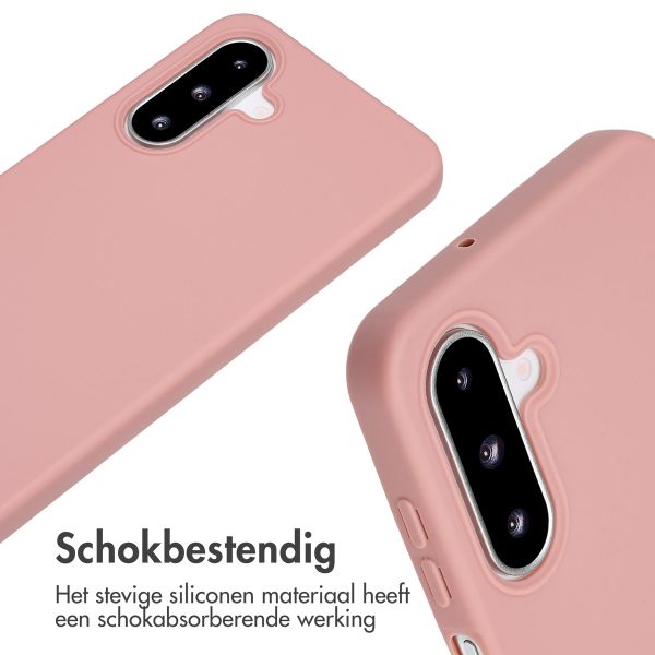 imoshion Siliconen hoesje met koord Samsung Galaxy A26 - Sand Pink