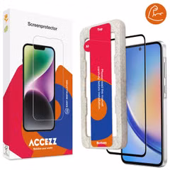 Accezz Triple Strong Full Cover Glas Screenprotector met applicator Samsung Galaxy A35 / A55 - Transparant
