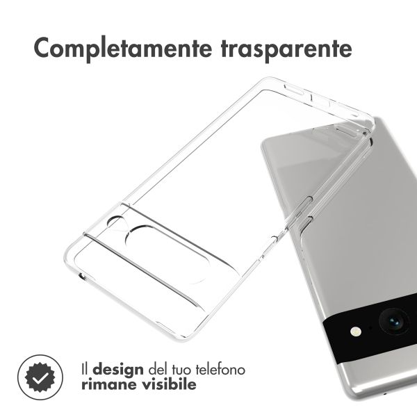 Accezz Clear Backcover Google Pixel 7 Pro - Transparant