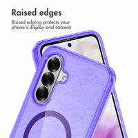 imoshion Sparkle Backcover met MagSafe Samsung Galaxy A56 - Glitter Paars