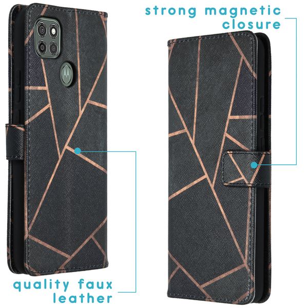 imoshion Design Softcase Bookcase Motorola Moto G9 Power