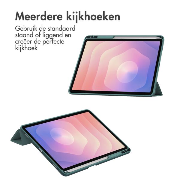imoshion Trifold Hardcase Bookcase Samsung Galaxy Tab S11 - Groen