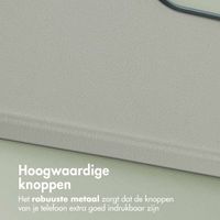 Accezz MagSafe Leather Backcover Samsung Galaxy A36 / A56 - Light Grey