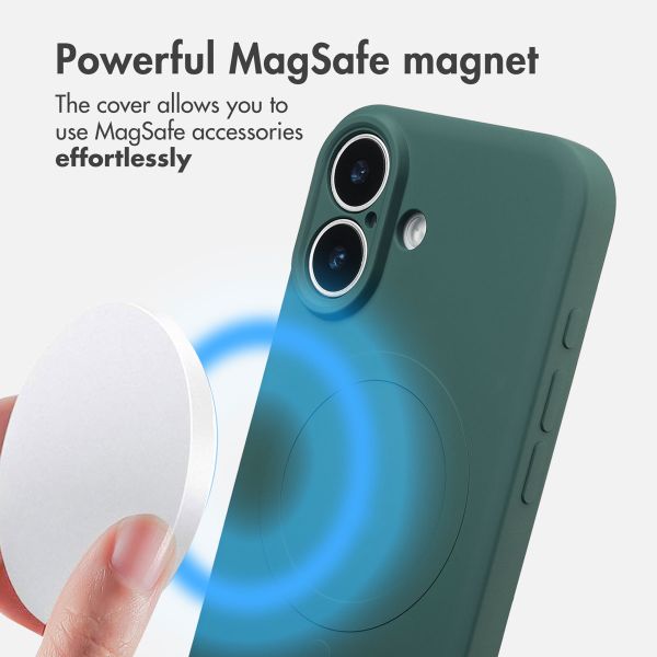 imoshion Colour Back Cover with MagSafe Apple iPhone 17 - Dark Green