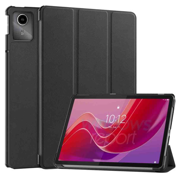 imoshion Trifold Hardcase Bookcase Lenovo Tab M11 - Zwart