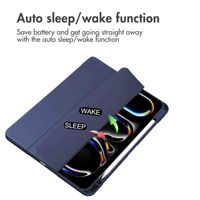 imoshion Trifold Hard Case Book Cover Apple iPad Pro 11 (2025) M5 / (2024) M4 - Dark Blue