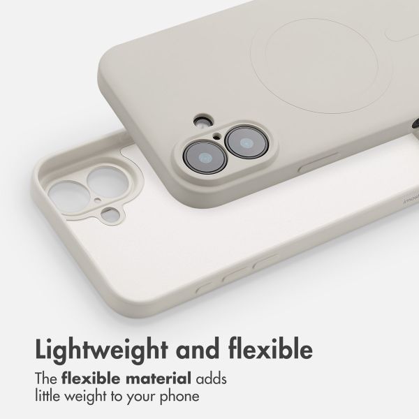 imoshion Colour Back Cover with MagSafe Apple iPhone 16 - Beige