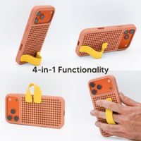 Callbuddy Hoesje met Strap Apple iPhone 17 Pro Max - Coral Pop