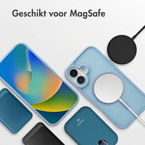 imoshion Color Guard Backcover met MagSafe Apple iPhone 16 - Lichtblauw
