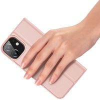 Dux Ducis Slim Softcase Bookcase iPhone 12 (Pro) - Rosé Goud