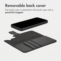 imoshion Uitneembare 2-in-1 Luxe Bookcase Samsung Galaxy S25 - Zwart