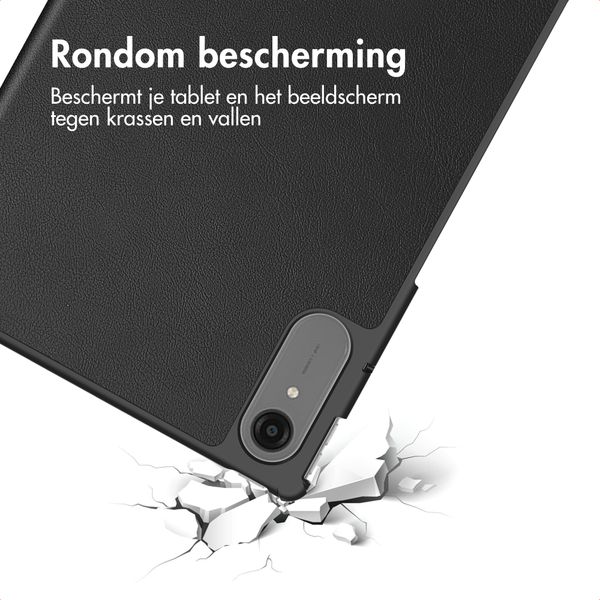 imoshion Trifold Bookcase Lenovo Idea Tab Pro Gen 2 - Zwart