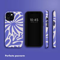 Selencia Vivid Backcover Apple iPhone 13 - Modern Bloom Sapphire Blue